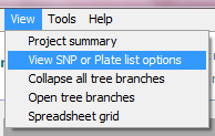 SNPviewer display